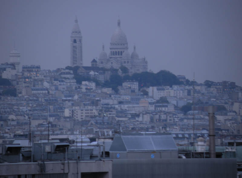 Sacre Coeur from The Raphael Rooftop Bar
