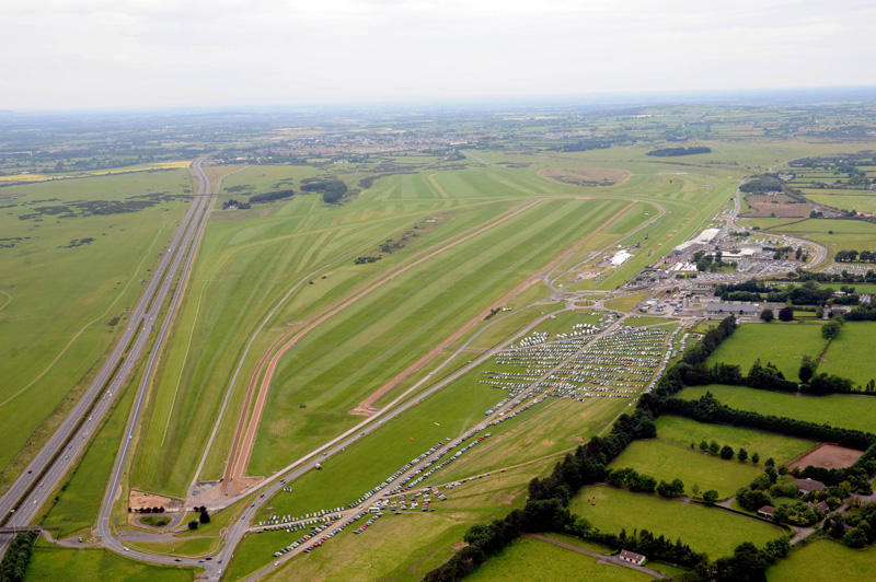 The Curragh from Above